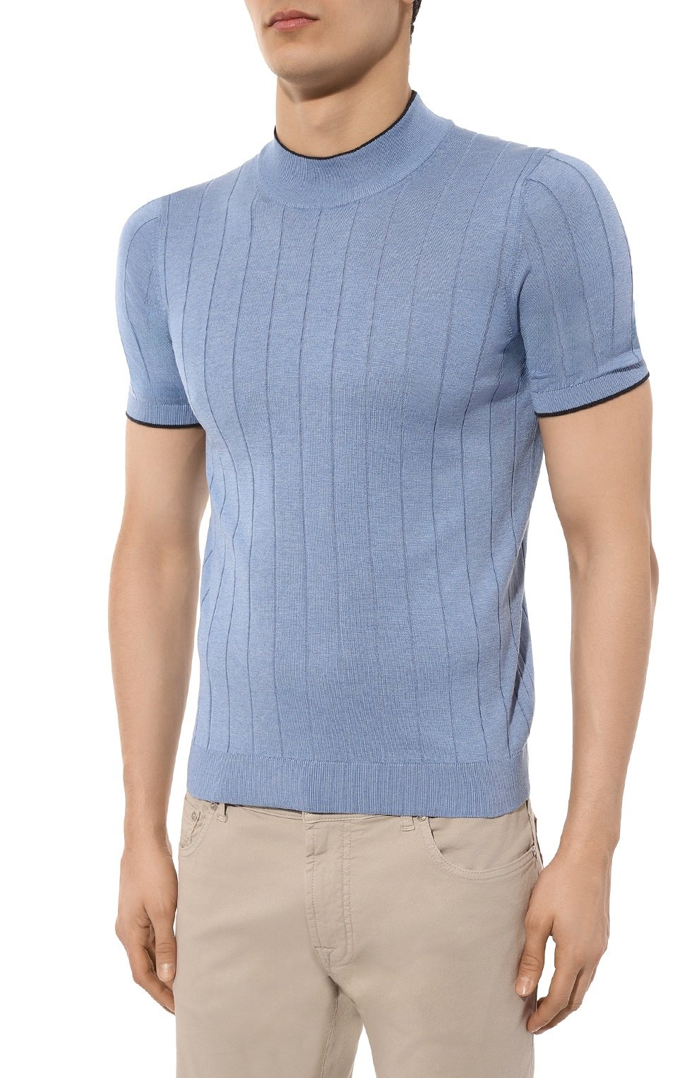 Шелковый джемпер ANDREA CAMPAGNA, арт. 43107/23510, фото 3