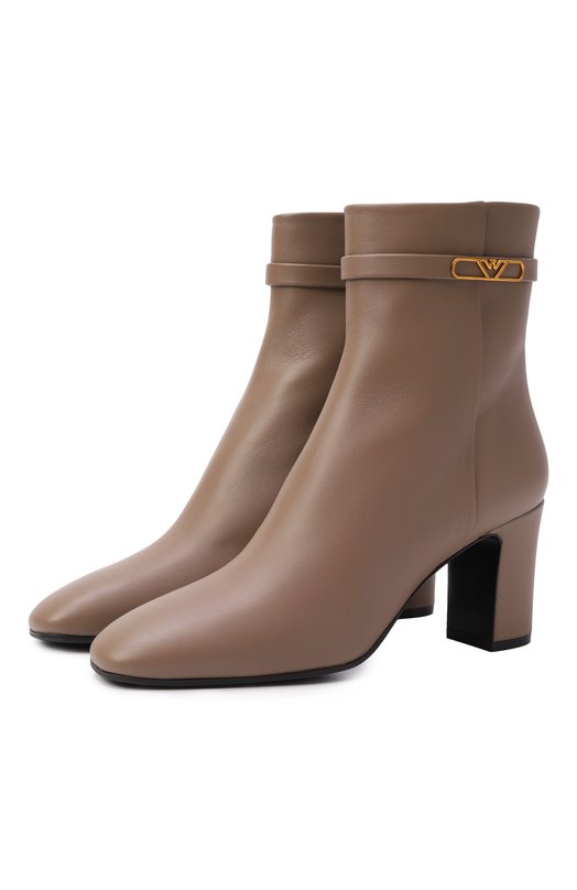 Кожаные ботинки Emporio Armani EW002916/AF14915 Бежевый EW002916/AF14915