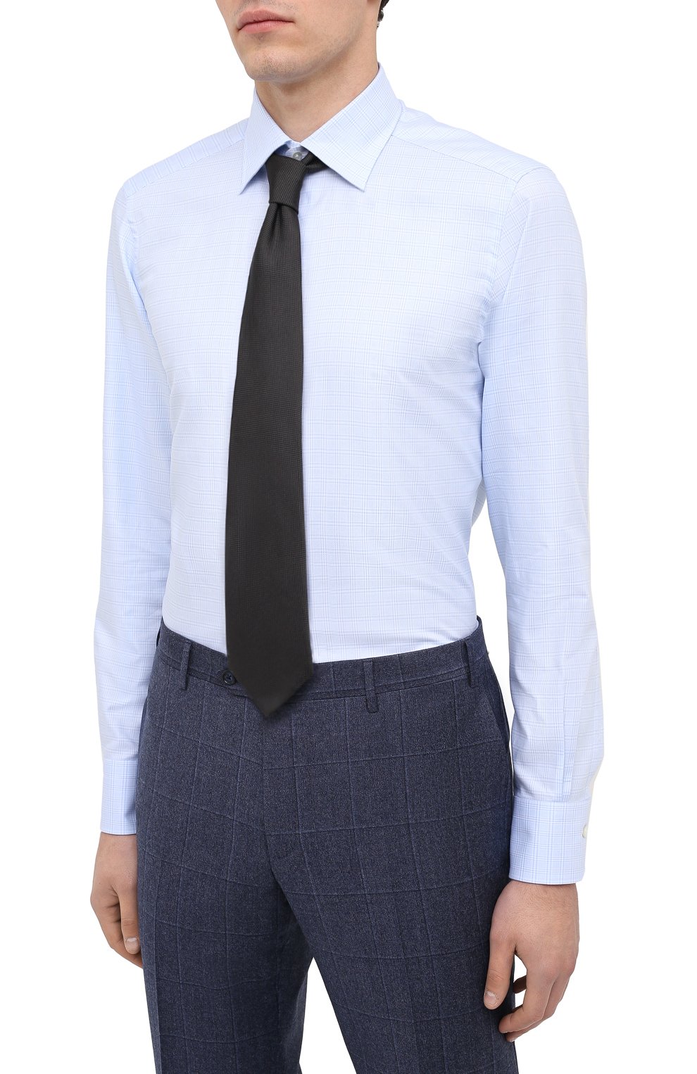 Хлопковая сорочка ZEGNA, арт. 801420/9MS0PA, фото 4