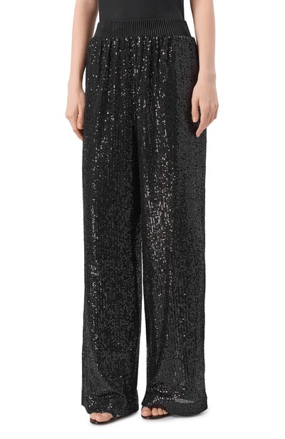 Брюки с отделкой пайетками BOSS ORANGE, арт. 50548327, фото 3