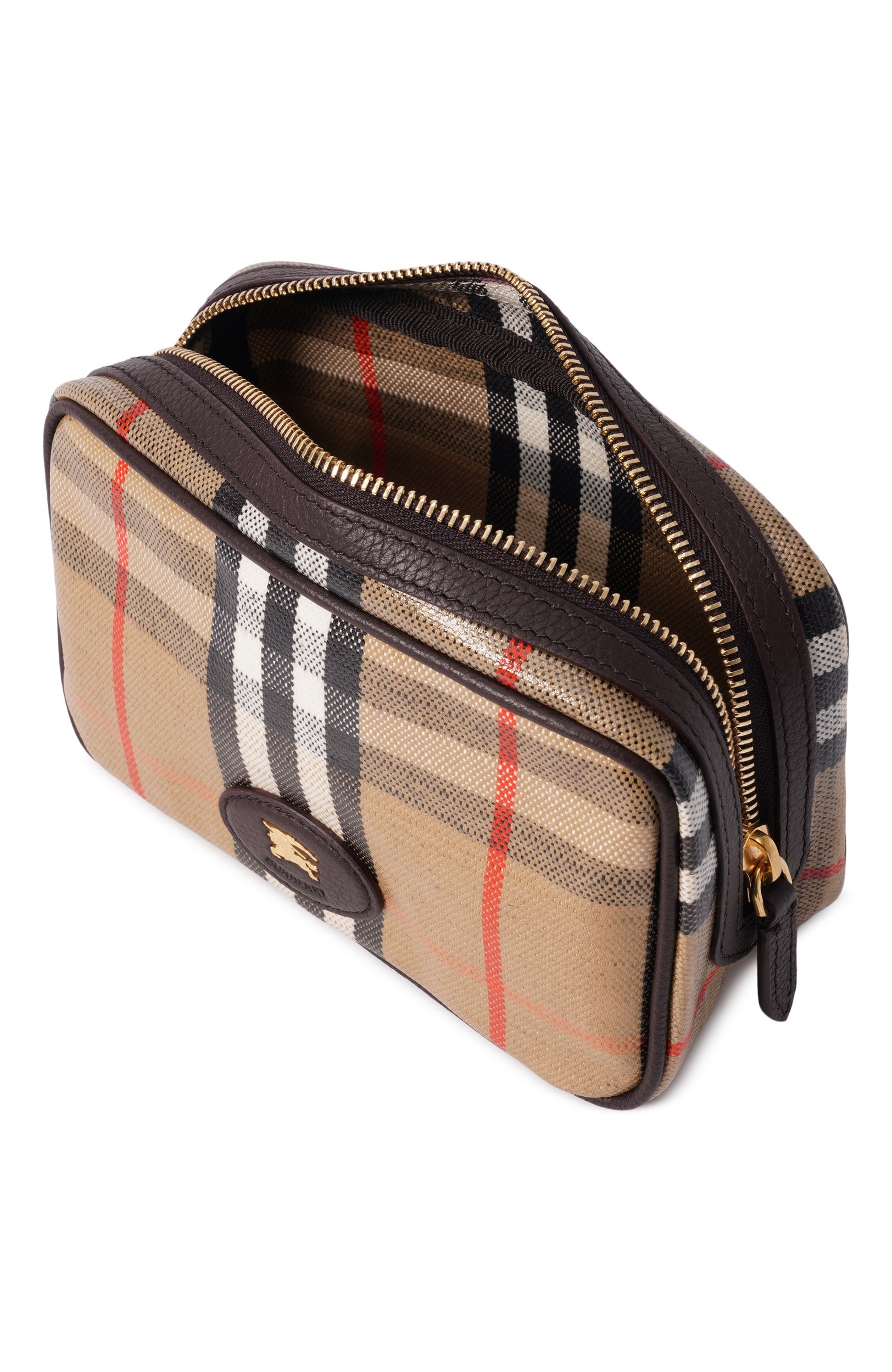 Текстильная косметичка BURBERRY бежевого цвета по цене 63150 руб., арт. 8127994, фото 3 Текстильная косметичка BURBERRY, арт. 8127994, фото 3