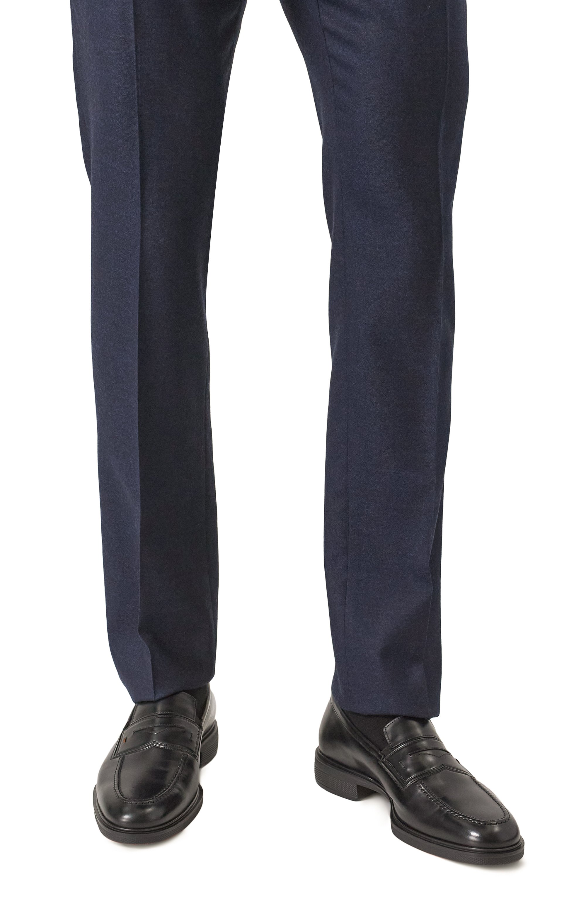 Кожаные пенни-лоферы easy SANTONI, арт. MGEG18964NEAXNTG, фото 3