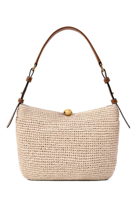 Женская сумка furla sfera large FURLA бежевого цвета, арт. WB01716/BX3945 | Фото 1 (Автоматизация ТО: Проставлено; Автоматизация состава: Проставлено; Материал: Растительное волокно; Размер: large)