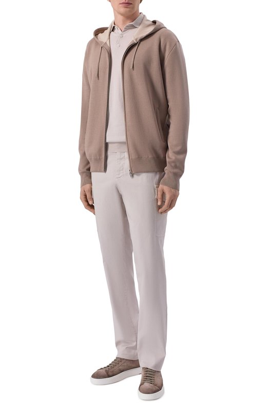 Кардиган из хлопка и шелка MVST M26.CSM.K420/M0142-C0TT0N/SILK Бежевый  M26.CSM.K420/M0142-C0TT0N/SILK Фото 2