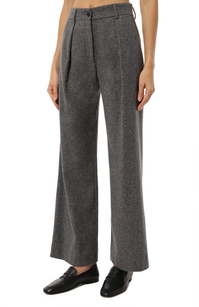 Брюки из шерсти и шелка ANTONELLI FIRENZE серого цвета по цене 59950 руб., арт. K8017M/883C, фото 3 Брюки из шерсти и шелка ANTONELLI FIRENZE, арт. K8017M/883C, фото 3