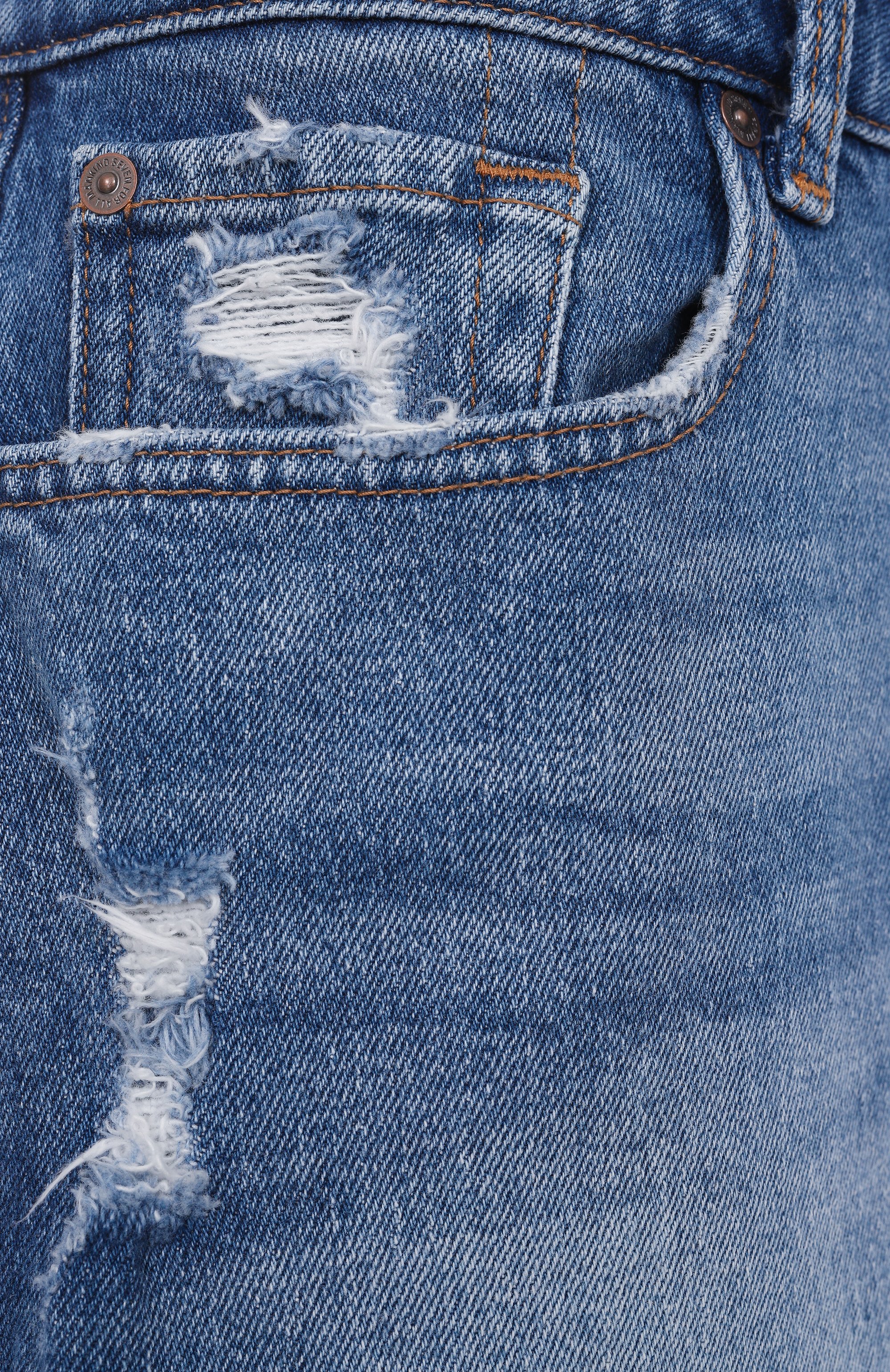 Джинсовые шорты 7 FOR ALL MANKIND, арт. 7U668C10WED, фото 6