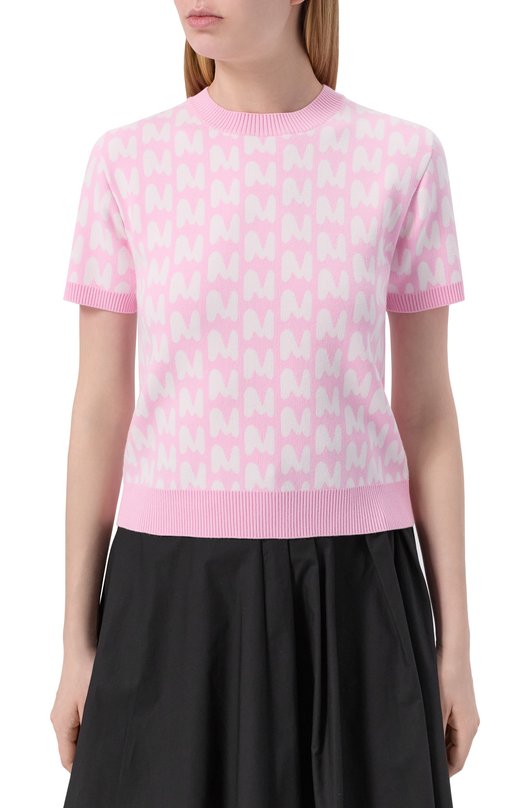 Пуловер из вискозы MSGM 4041MDM205/267298 Розовый  4041MDM205/267298 Фото 3