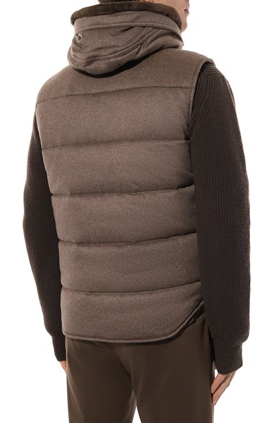 Жилет с подкладкой из нутрии MVST, арт. 22570, фото 4