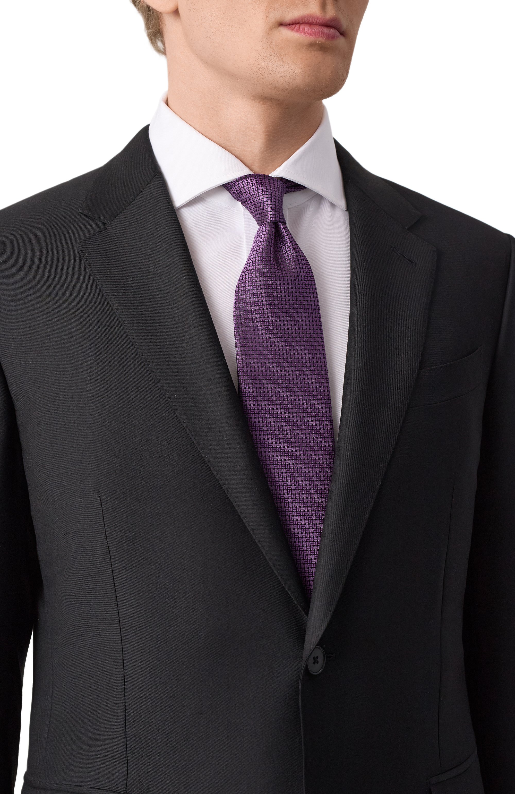 Шелковый галстук ZEGNA, арт. 1P8/Z9D80TA9, фото 2