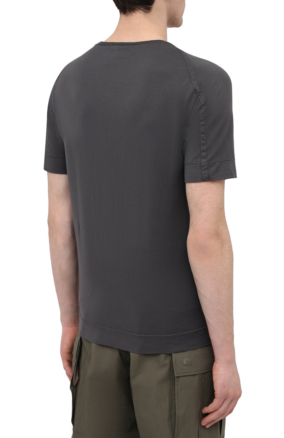 Футболка из хлопка и льна TRANSIT, арт. CFUTRN1360, фото 4