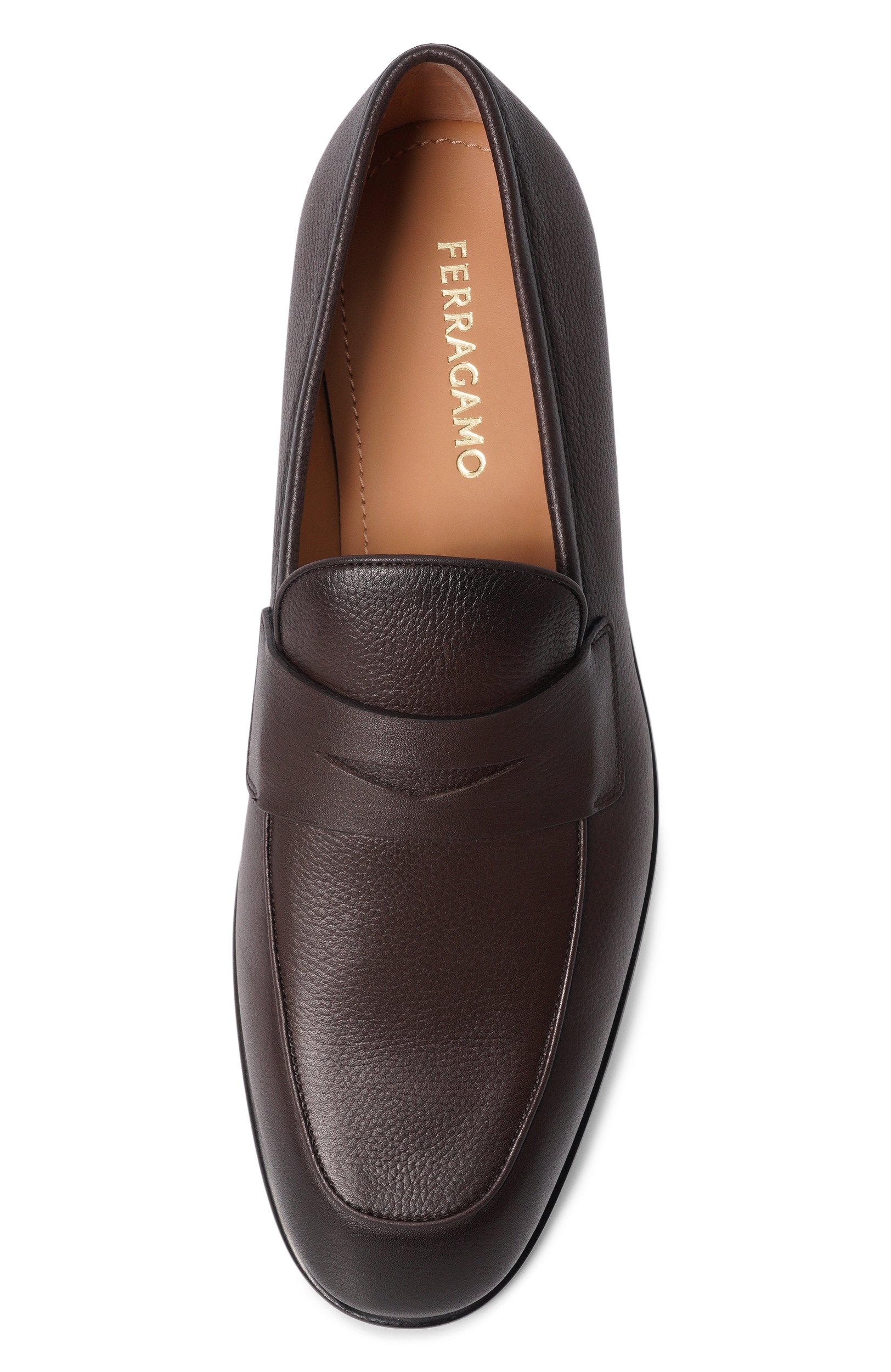 Кожаные пенни-лоферы FERRAGAMO, арт. 021668/774036, фото 5
