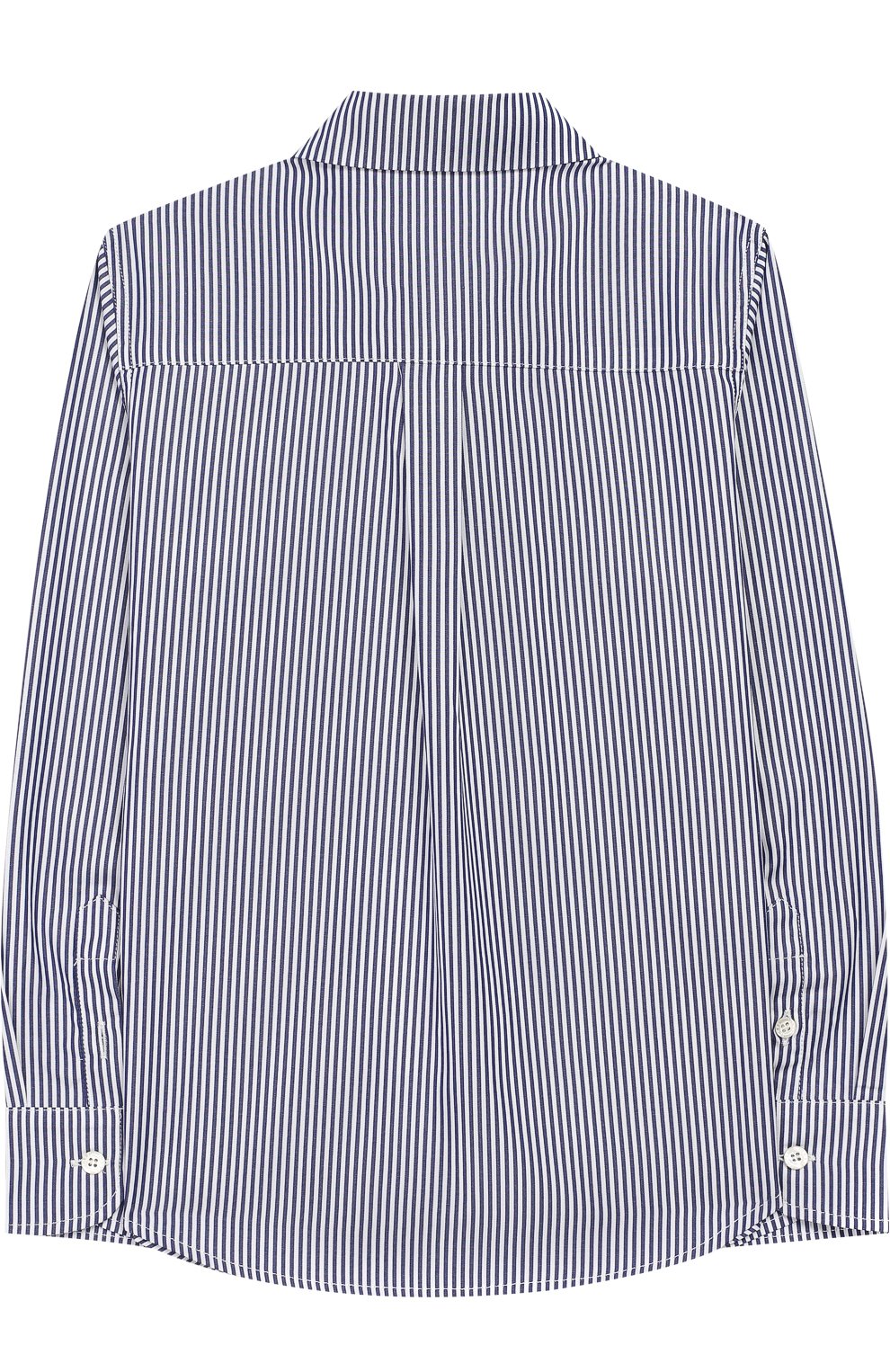 Хлопковая рубашка с нашивкой FENDI синего цвета по цене 18700 руб., арт. JMC069/A4RD/3A-5A, фото 2 Хлопковая рубашка с нашивкой FENDI, арт. JMC069/A4RD/3A-5A, фото 2