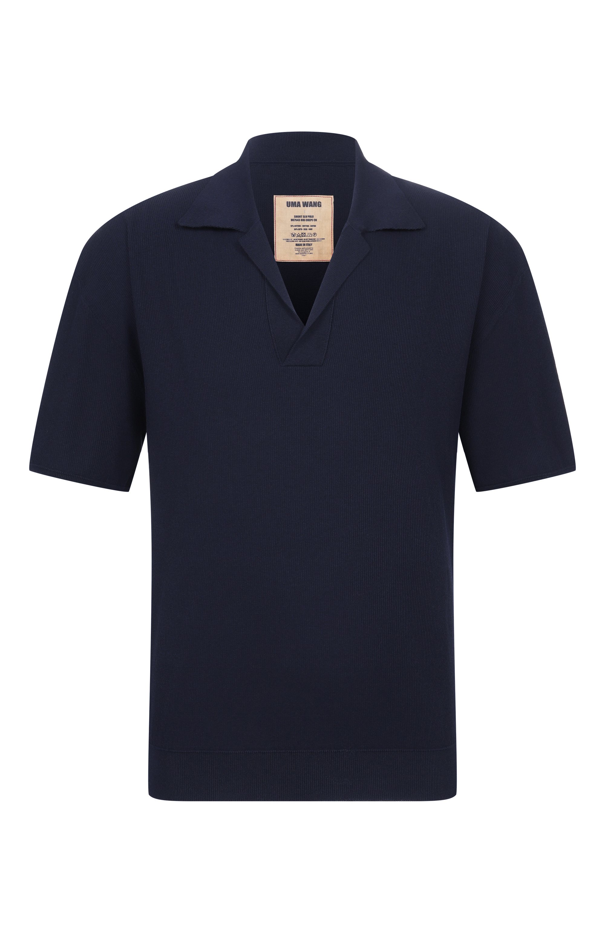 Поло из хлопка и шелка UMA WANG, арт. UK7543, фото 1