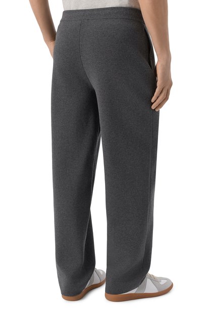 Брюки из шерсти и хлопка 12 STOREEZ темно-серого цвета по цене 26000 руб., арт. 136608, фото 4 Брюки из шерсти и хлопка 12 STOREEZ, арт. 136608, фото 4