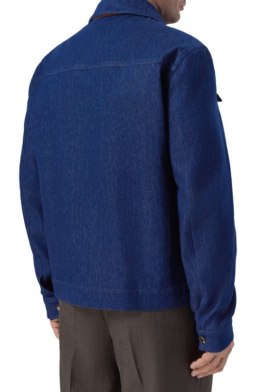 Джинсовая куртка Kiton UW2334V0832H Синий  UW2334V0832H Фото 4