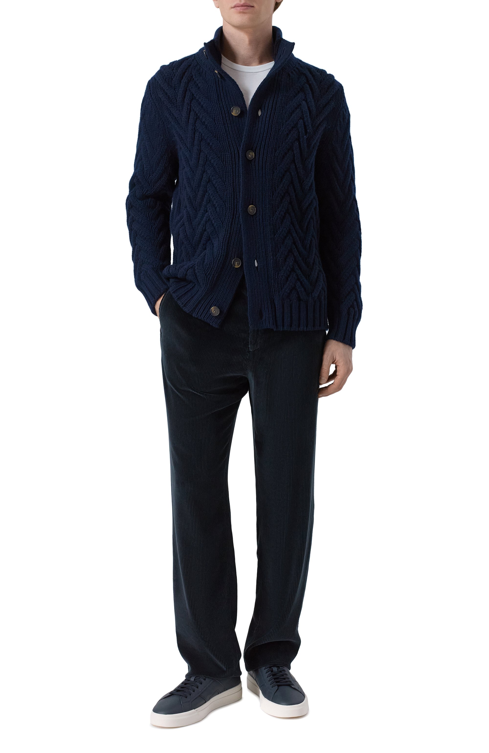 Вельветовые брюки KITON черного цвета по цене 212000 руб., арт. UPLACRK0138H22, фото 2 Вельветовые брюки KITON, арт. UPLACRK0138H22, фото 2