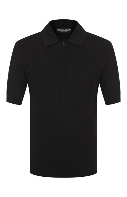 Мужская шелковое поло DOLCE & GABBANA, арт. GXZ79T/JBSM4