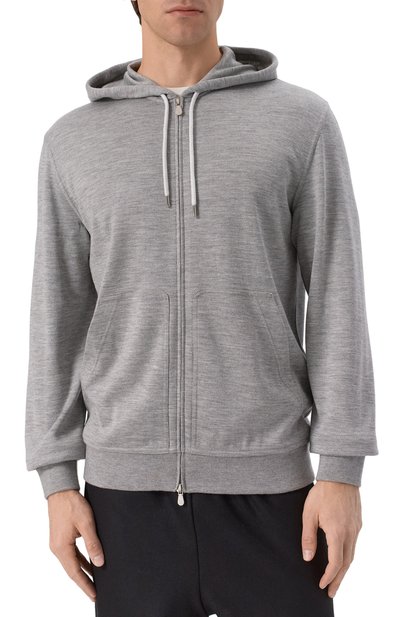 Толстовка из кашемира и шелка BRUNELLO CUCINELLI, арт. MM8359069G, фото 3