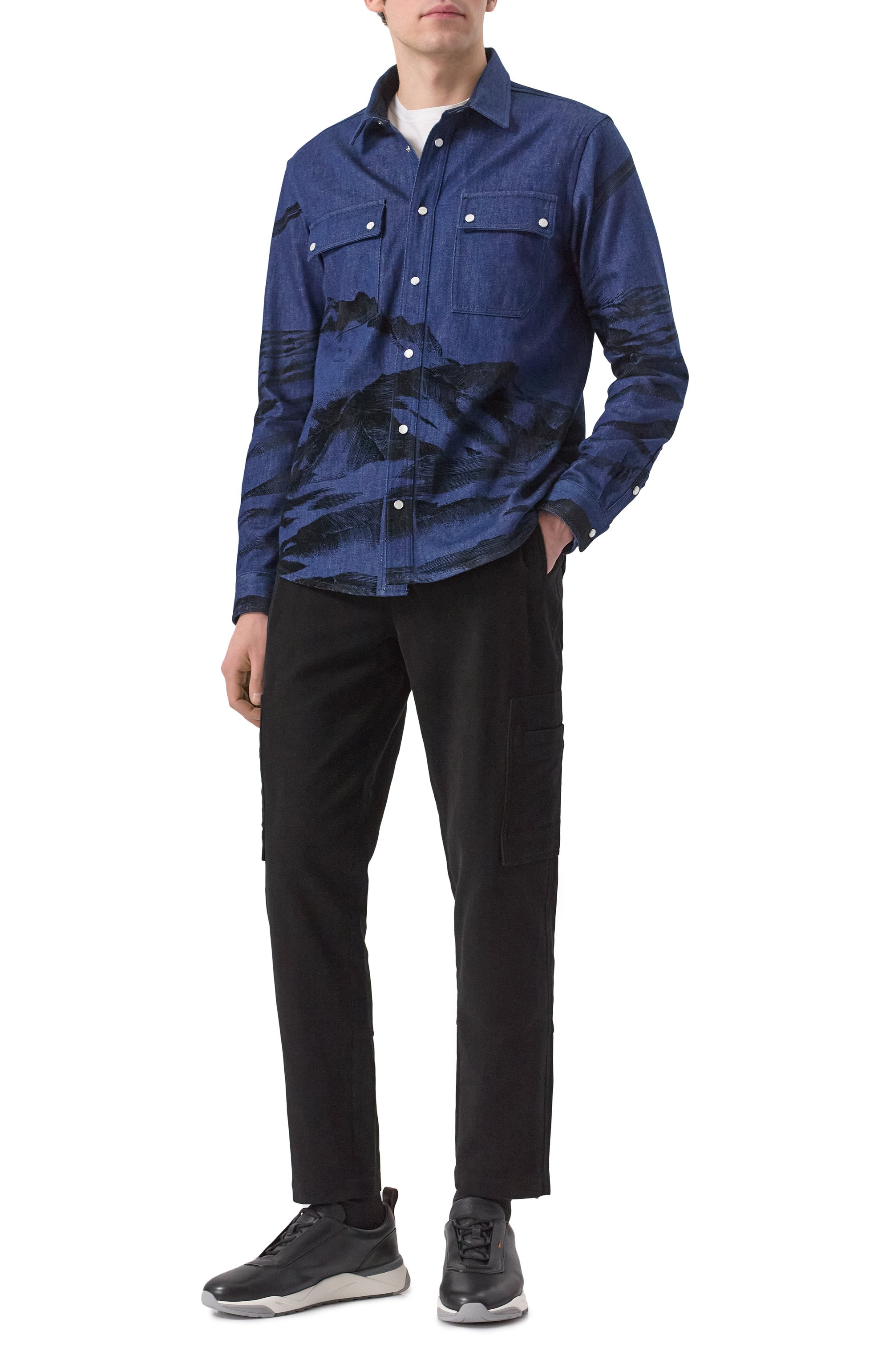 Джинсовая рубашка ZILLI, арт. JPS003M010010001M, фото 2