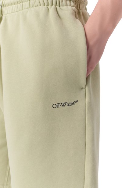 Хлопковые шорты OFF-WHITE, арт. 0MCI013F25FLE007, фото 5