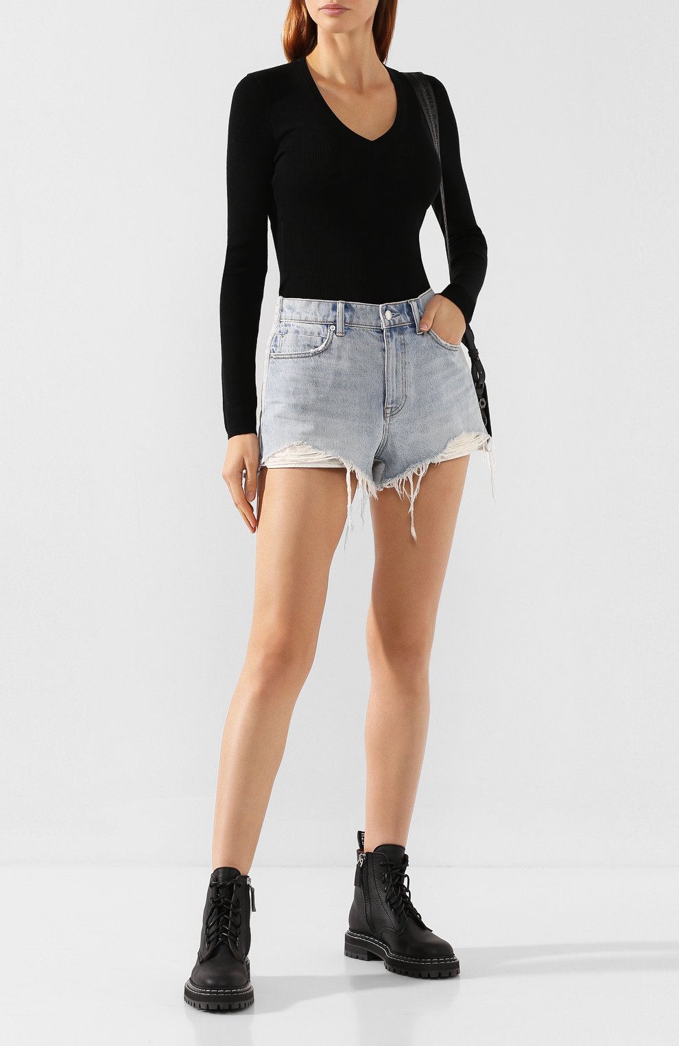 Шерстяной пуловер ALEXANDERWANG.T черного цвета по цене 29950 руб., арт. 4KC2191076, фото 2 Шерстяной пуловер ALEXANDERWANG.T, арт. 4KC2191076, фото 2