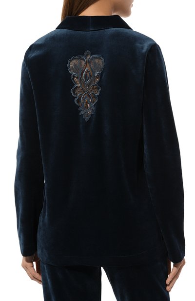 Бархатный кардиган HANRO, арт. 078860, фото 4