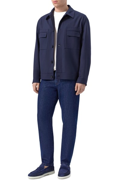 Замшевые лоферы BLU BARRETT, арт. EDWIN-14090.2/LIGHT CASHEMERE, фото 2