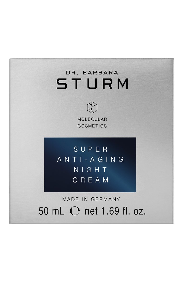 Антивозрастной ночной крем для лица (50ml) DR. BARBARA STURM бесцветного цвета, арт. 4260521263230 | Фото 2 (Косметика кросс-кт: Антивозрастной уход; Нос: Не проставлено; Назначение: Для лица; Региональные ограничения белый список (Axapta Mercury): Не проставлено; Тип продукта: Кремы)