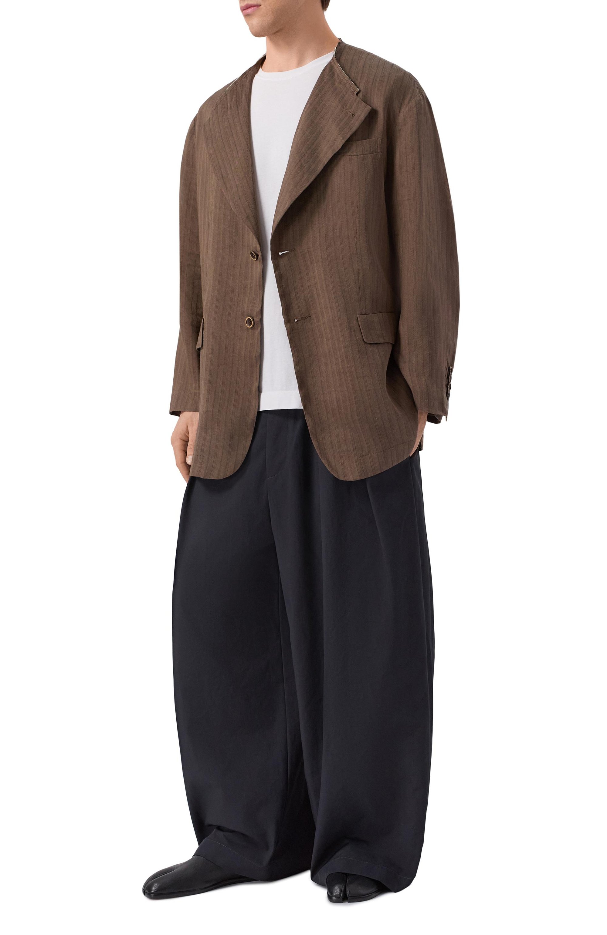 Пиджак изо льна и вискозы UMA WANG, арт. UM6507_1, фото 2