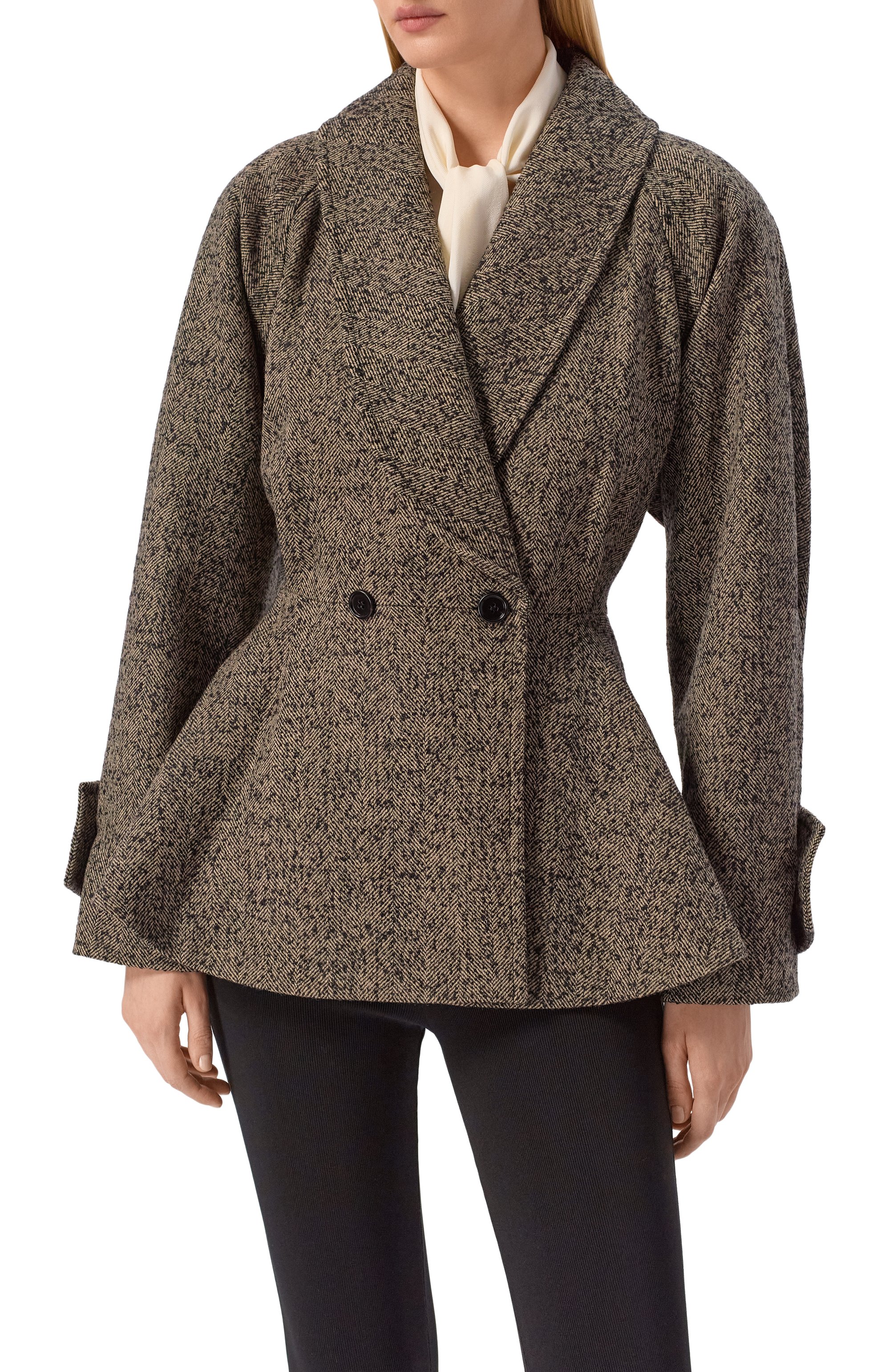 Шерстяное полупальто CHLOÉ, арт. CH26SMA60263, фото 3