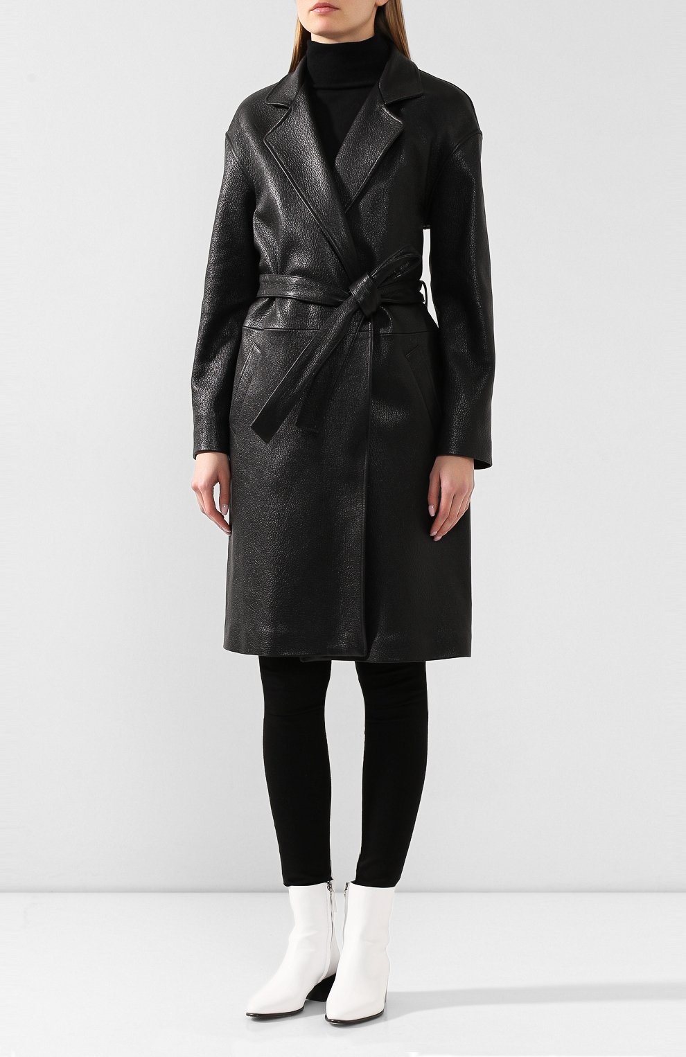 Кожаный плащ MASLOV, арт. SM213, фото 3