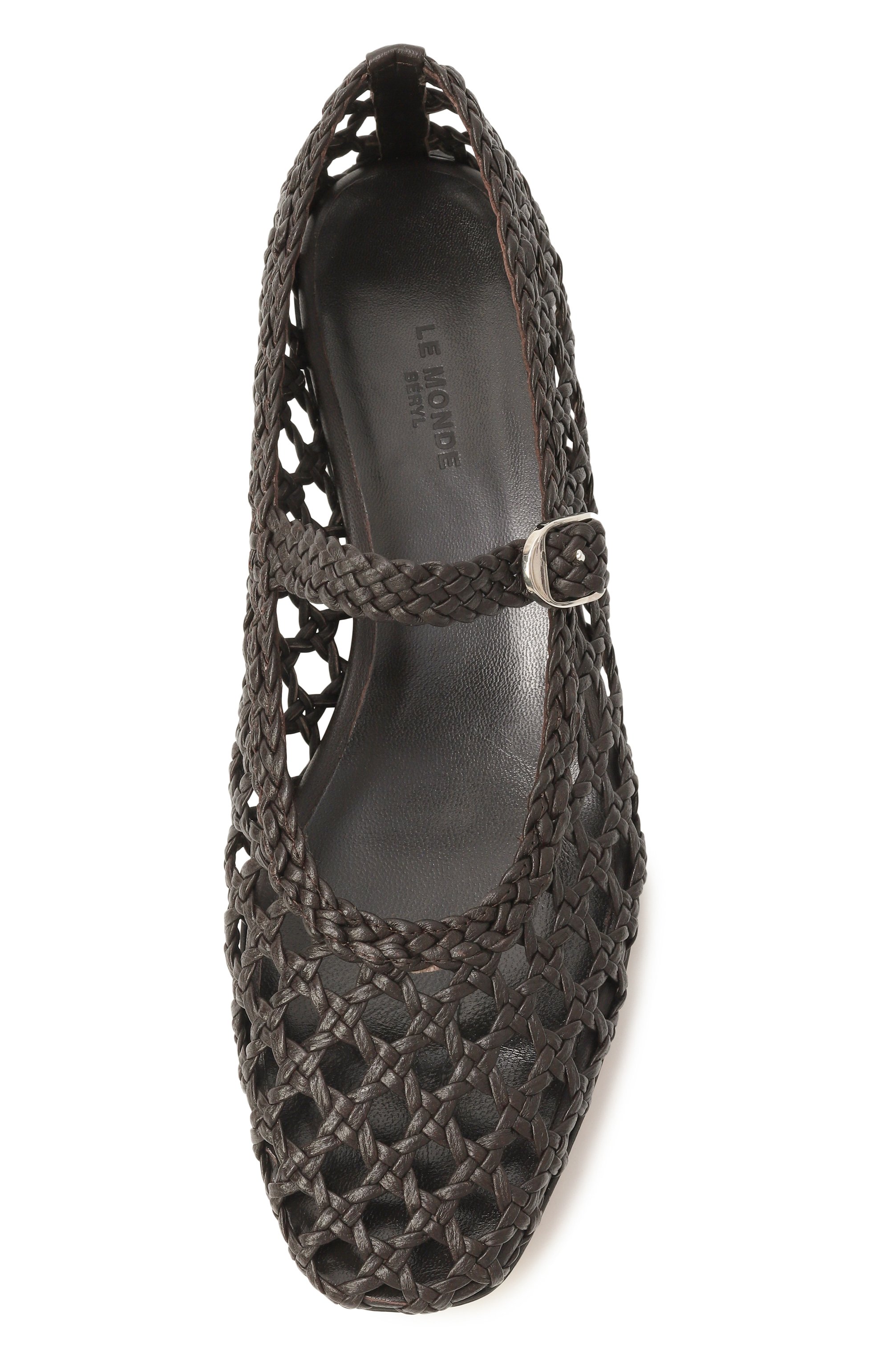 Кожаные балетки mary jane LE MONDE BERYL, арт. MRJ-W0V-CH0, фото 6