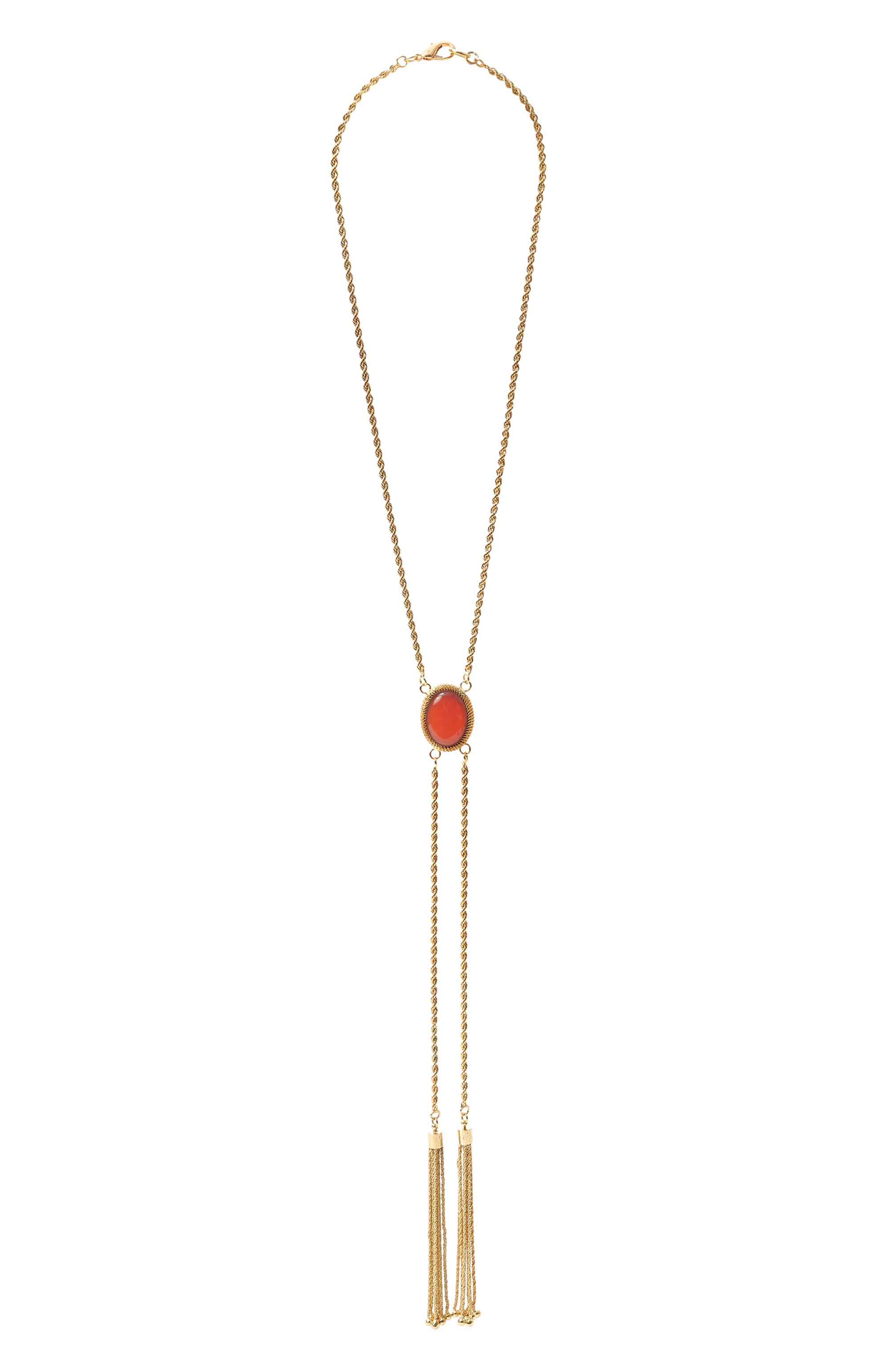 Колье CRYSTALLINE JEWELLERY красного цвета по цене 21120 руб., арт. 507D, фото 1 Колье CRYSTALLINE JEWELLERY, арт. 507D, фото 1