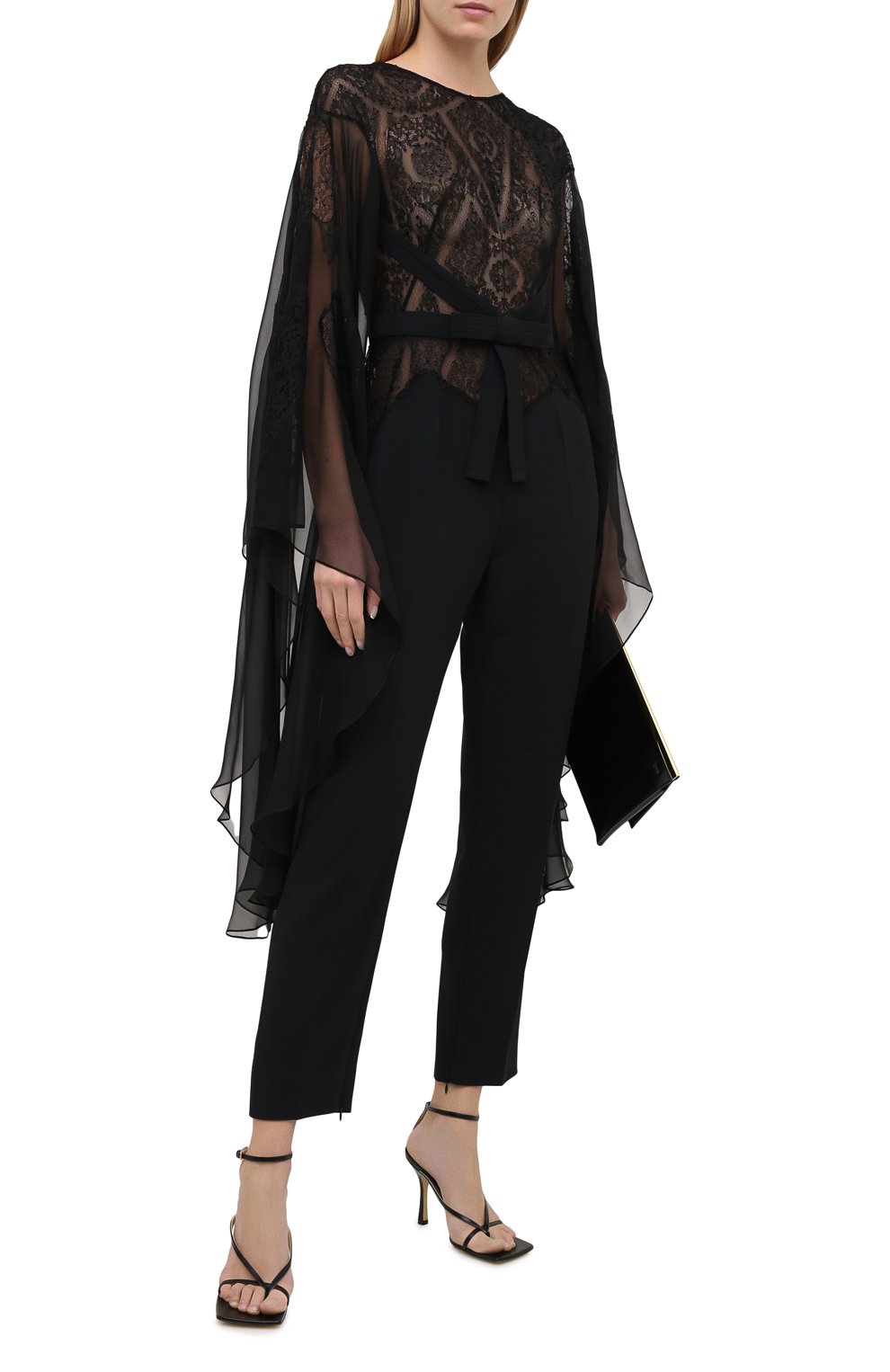 Комбинезон ZUHAIR MURAD черного цвета по цене 399500 руб., арт. JSP20036/CRCA007, фото 2 Комбинезон ZUHAIR MURAD, арт. JSP20036/CRCA007, фото 2