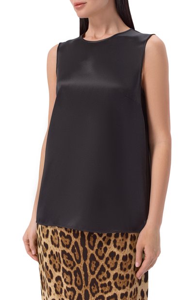 Атласный топ DOLCE & GABBANA, арт. F7ZZCT/FU1AU, фото 3