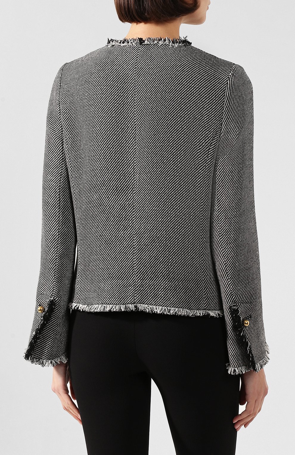 Жакет BY MALENE BIRGER черного цвета по цене 46700 руб., арт. Q67382005/MALIN, фото 4 Жакет BY MALENE BIRGER, арт. Q67382005/MALIN, фото 4