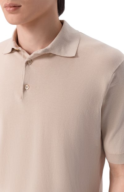 Хлопковое поло ANDREA CAMPAGNA, арт. PL1MC/SI18R, фото 5