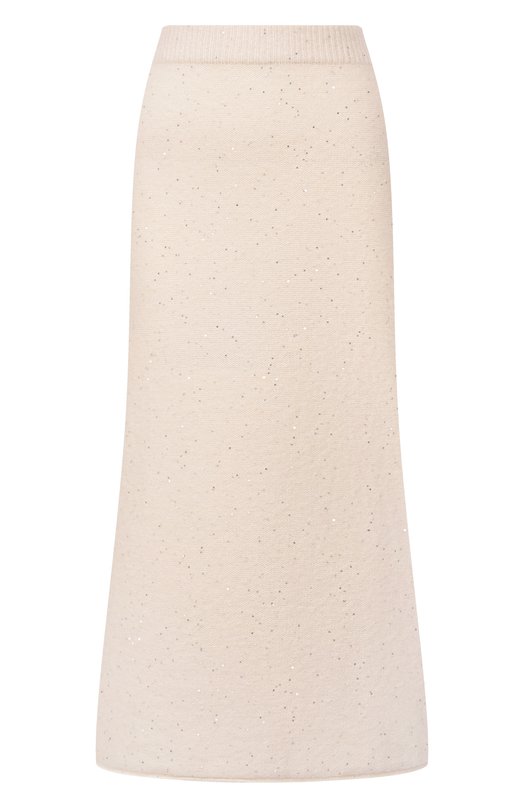 Юбка из кашемира и хлопка Addicted MK015 SEQ-1 Кремовый MK015 SEQ-1