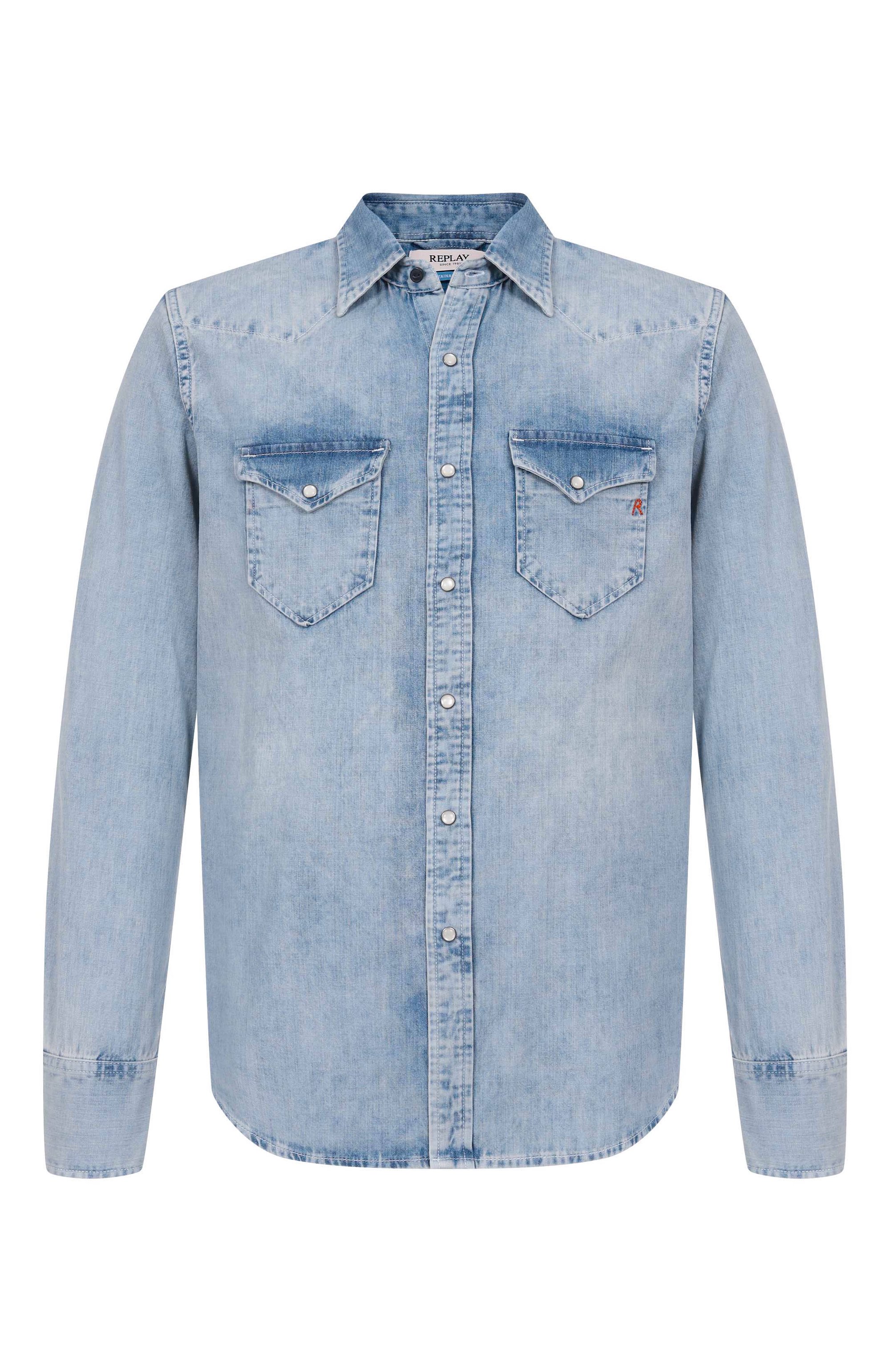 Джинсовая рубашка REPLAY, арт. M4981C.000.26C 82A, фото 1