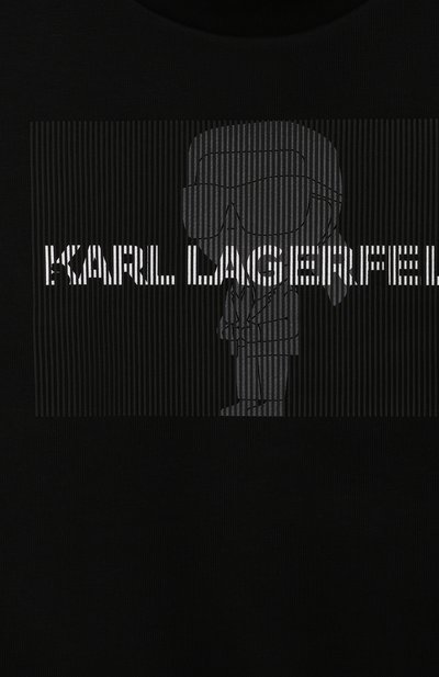 Хлопковый свитшот KARL LAGERFELD KIDS, арт. Z30242, фото 3