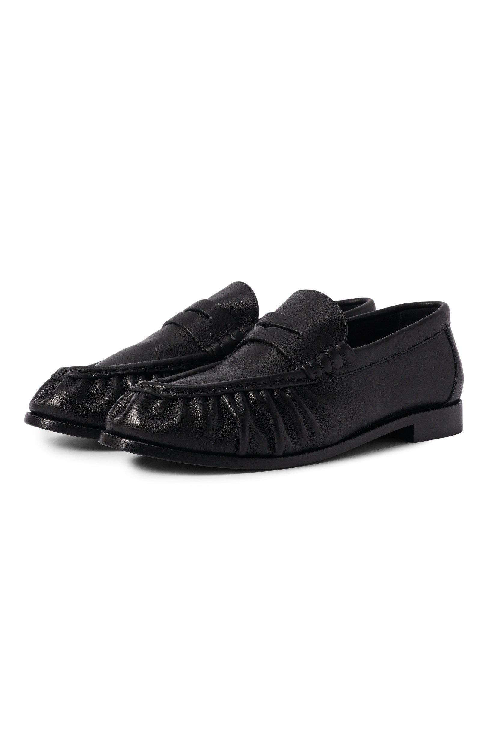 Кожаные пенни-лоферы le loafer SAINT LAURENT черного цвета по цене 137000 руб., арт. 818908/25VAA, фото 1 Кожаные пенни-лоферы le loafer SAINT LAURENT, арт. 818908/25VAA, фото 1