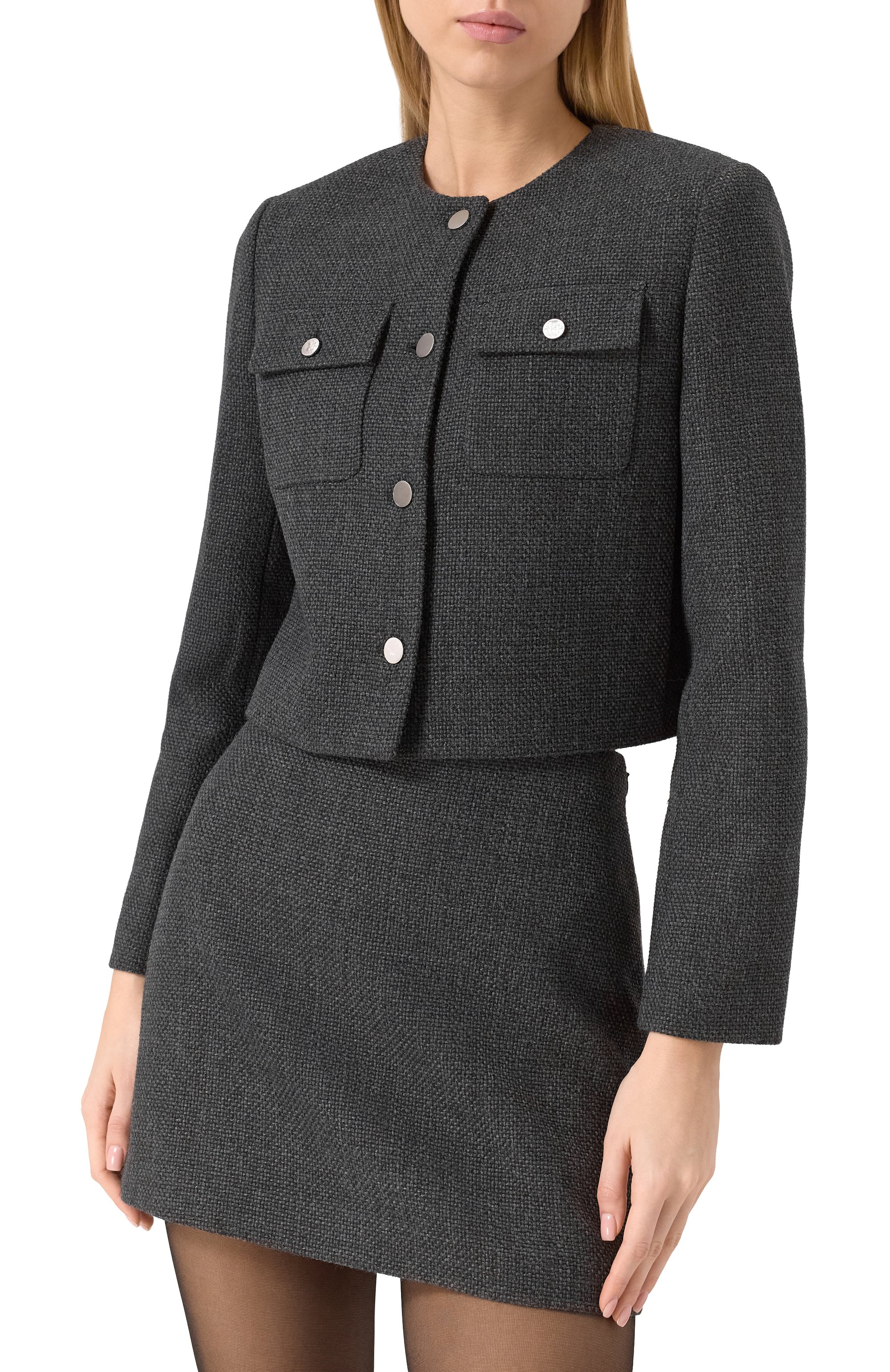 Твидовый жакет THEORY, арт. 00805108, фото 3