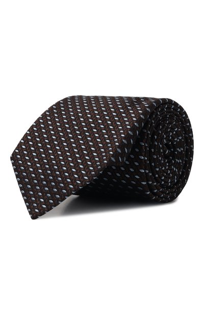 Мужской шелковый галстук CANALI, арт. 18/HJ04134