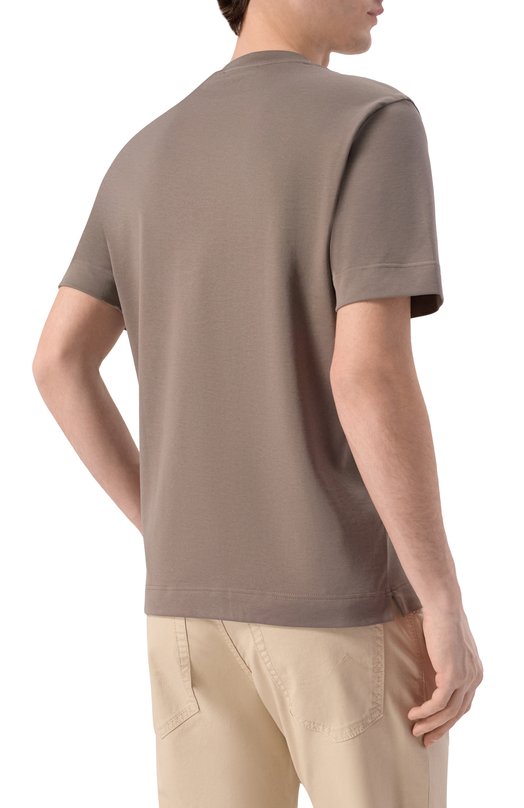 Хлопковая футболка Gran Sasso 60139/81001 Серый  60139/81001 Фото 4