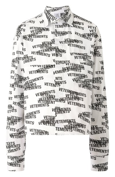 Женская хлопковая рубашка VETEMENTS, арт. UE54SH260W