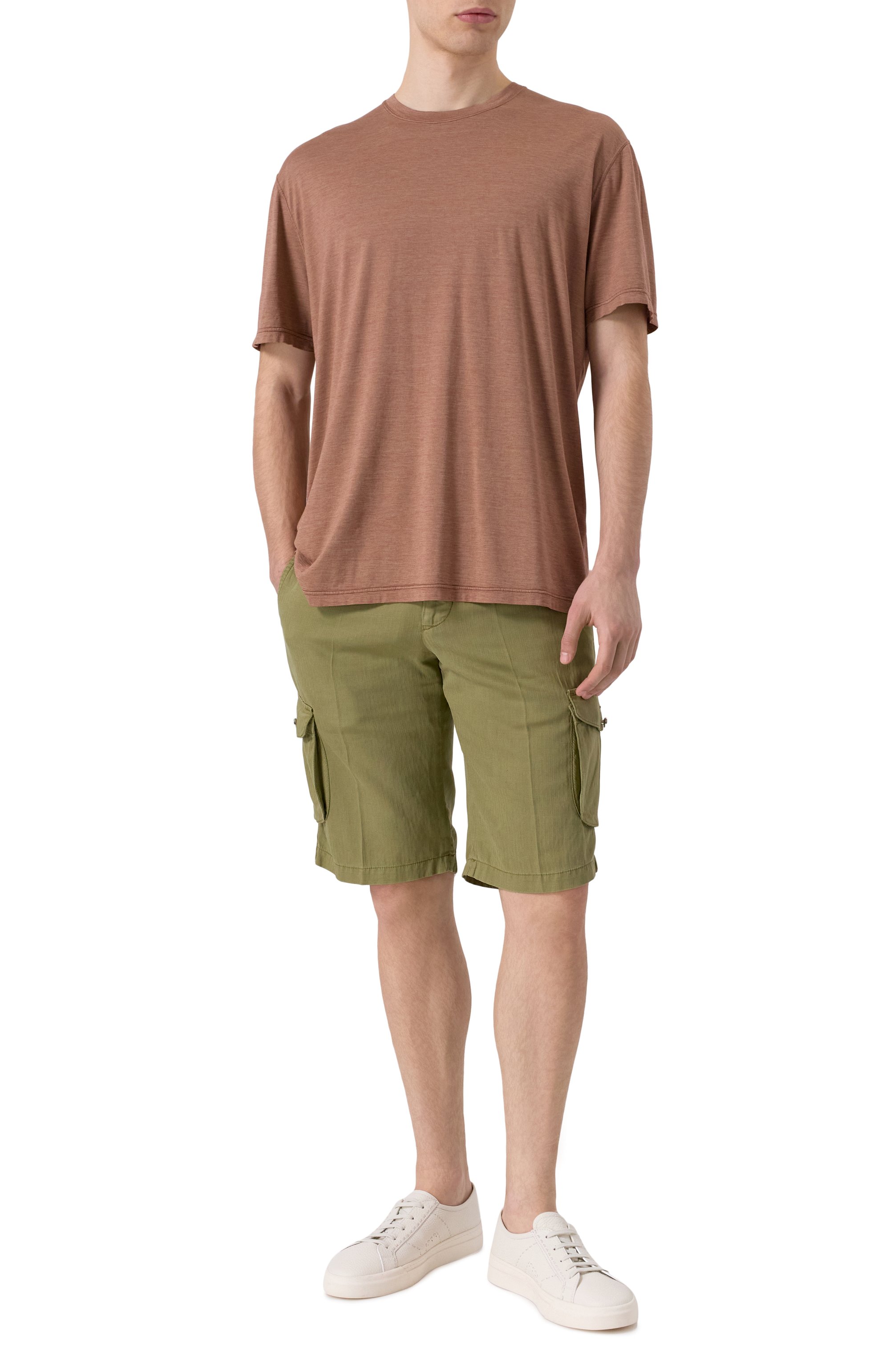 Шорты из лиоцелла и хлопка KITON, арт. UFPPBK0654F09, фото 2