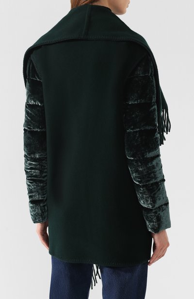 Шерстяной кардиган с бахромой MONCLER, арт. D2-093-00877-05-0993B, фото 4