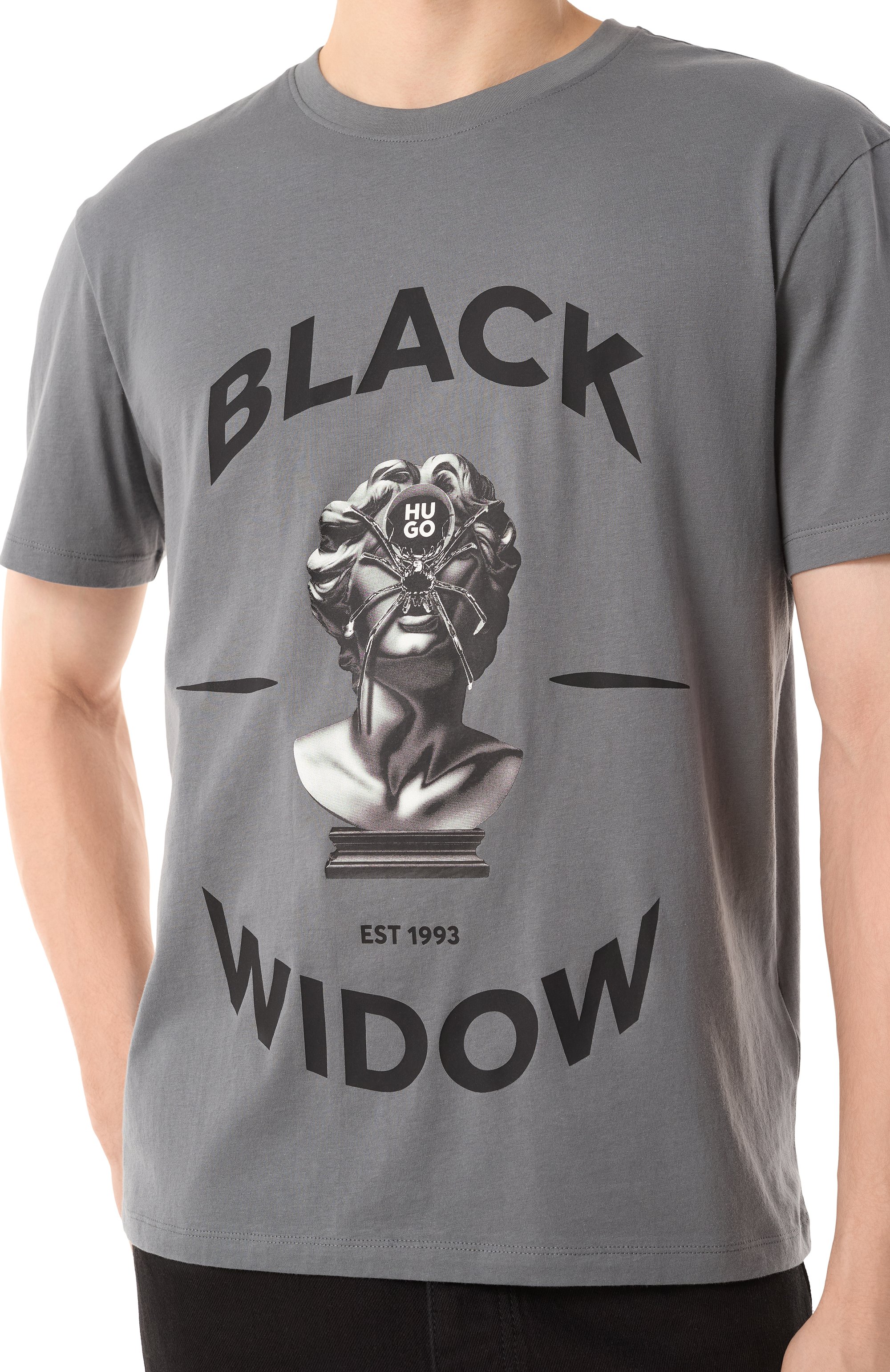 Хлопковая футболка HUGO, арт. 50530684, фото 5