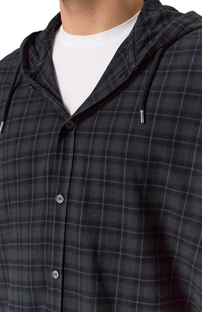 Рубашка из хлопка и вискозы DIESEL темно-серого цвета по цене 33200 руб., арт. A16214/0TKAG, фото 5 Рубашка из хлопка и вискозы DIESEL, арт. A16214/0TKAG, фото 5