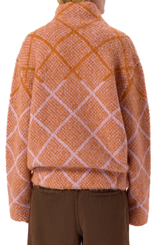 Шерстяной свитер Dries Van Noten 252-011227-2709 Оранжевый  252-011227-2709 Фото 4
